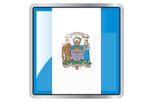 Edmonton Flagge Quadrat Icon flag