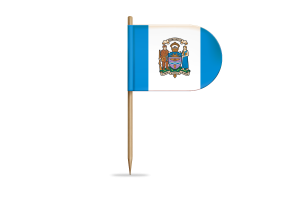 Edmonton Flagge für Schreibtisch, Tisch flag