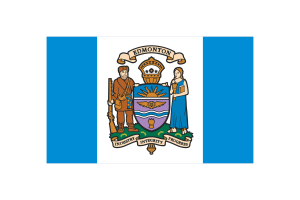 Edmonton Flaggen Vektorillustration flag