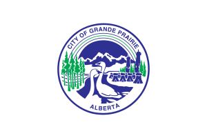 Flag of Grande Prairie flag