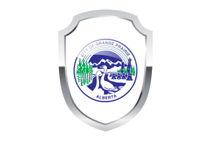 Grande Prairie Shield Logo flag