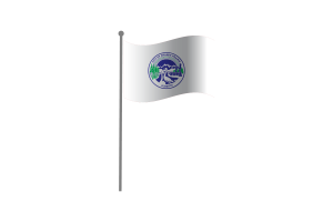 Waving Flag of Grande Prairie flag