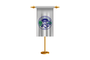 Grande Prairie Ceremonial Flag Vector Free flag