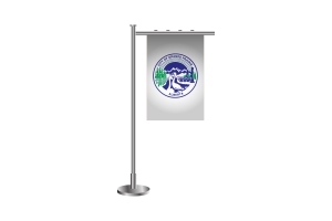 3d Grande Prairie Standing Flag flag
