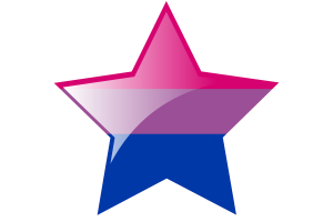 Bisexual Flag Star Icon flag