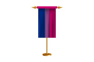 Bisexual Ceremonial Flag Vector Free flag