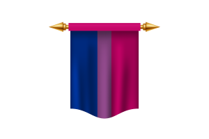 Bisexual Flag Royal Banner flag