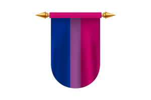 Bisexual Flag Emblem Vector Images flag