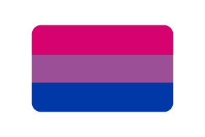 Bisexual Flag Triangle Vector Illustration flag