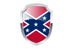 Confederate Shield Logo flag