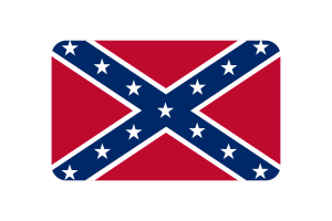 Confederate Flag Triangle Vector Illustration flag