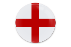 England Flag Vector Art flag