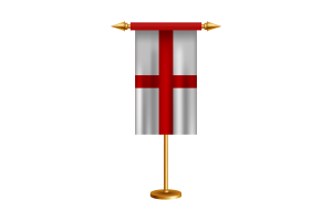 England Ceremonial Flag Vector Free flag