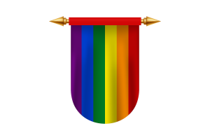 Gay pride Flag Emblem Vector Images flag