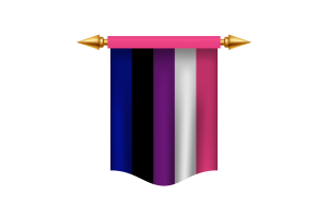 Genderfluid Flag Royal Banner flag