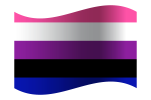 Genderfluid Flag flag