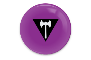 Lesbian Labrys Flag Vector Art flag