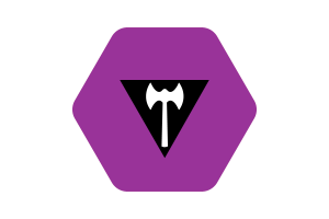 Lesbian Labrys Flag Vector Free | SVG and PNG flag