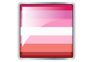 Lesbian Flag Square icon flag