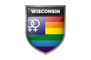 Lesbian Pride Flag Map Pin Icon flag