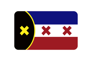 L'Manberg Flag Triangle Vector Illustration flag