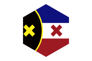 L'Manberg Flag Hexagon Shape flag
