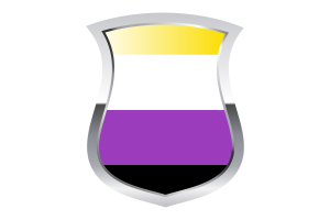Non-Binary Pride Flag flag
