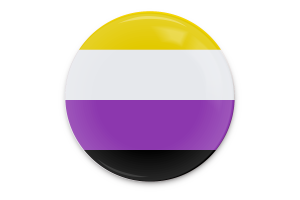 Non-Binary Flag Vector Art flag