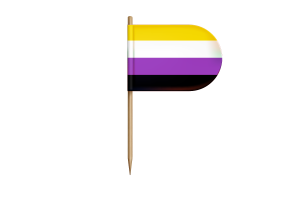 Non-Binary Flag for Desk, Table flag