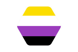 Non-Binary Flag Vector Free | SVG and PNG flag