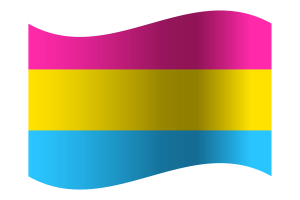 Flagge der Pansexualität flag