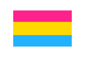 Pansexuelle Flagge Vektor Illustration flag