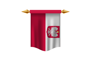 Poland Flag Royal Banner flag