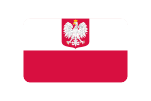 Poland Flag Triangle Vector Illustration flag