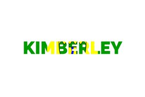 Kimberley Text Art flag