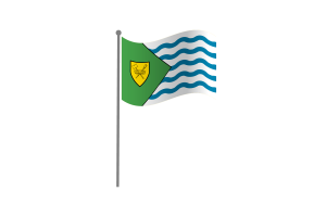 Waving Flag of Vancouver flag
