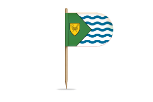 Vancouver Flag for Desk, Table flag