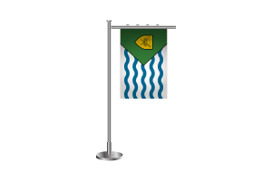 3d Vancouver Standing Flag flag