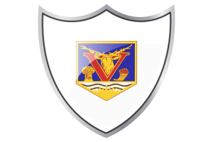 Shield with Flag of Vernon flag