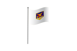 Waving Flag of Vernon flag