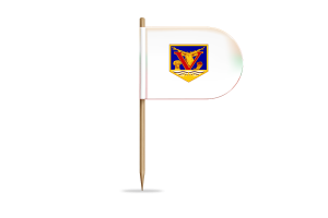 Vernon Flag for Desk, Table flag