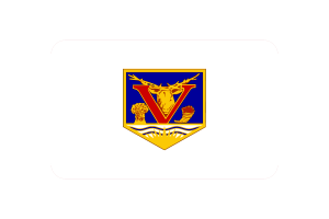 Vernon Flag Rounded Rectangle Vector Illustration flag