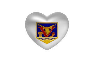  Love of Vernon Heart Shape flag