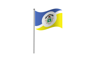 Waving Flag of Winnipeg flag