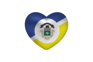  Love of Winnipeg Heart Shape flag