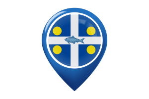 Fortune Flag Map Pin Icon flag