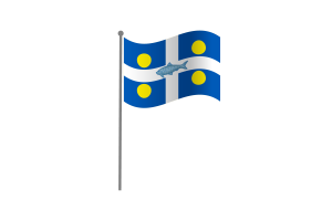 Waving Flag of Fortune flag