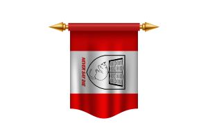 Aklavik Flagge Königliches Banner flag