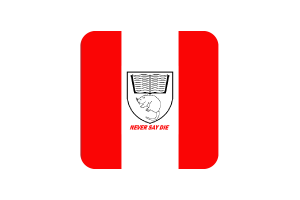 Aklavik Flagge Quadrat abgerundete Form flag