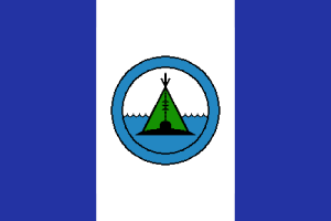 Flag of Behchokǫ̀ flag